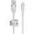 Cablu USB la Lightning Belkin CAA010BT1MWH Alb 58600780