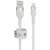 Kábel Belkin Boost Charge Pro Flex USB-A do Lightning, biely, 1 meter, magnetické riadenie kábla
