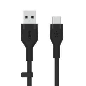 Belkin BOOST CHARGE Flex USB-A - USB-C kábel, 3 méteres, fekete - Adatkábel