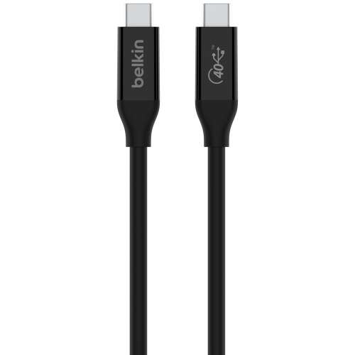 Kabel Belkin USB4 Gen 3x2 USB-C do USB-C, 0,8m, czarny