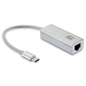 LevelOne USB-0402 Ethernet adapter, egy kis eszköz, amely lehetővé teszi, hogy laptopját vezetékes kapcsolaton keresztül csatlakoztassa az internethez - LevelOne