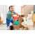Baby benutzt Fisher Price 3-in-1 Pony Lauflernhilfe
