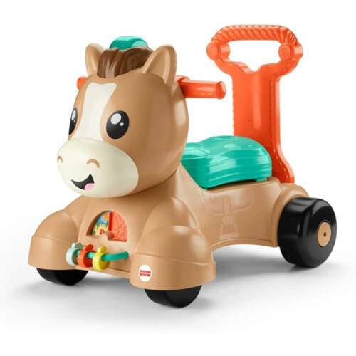 Fisher Price 3-in-1 Pony Lauflernhilfe, Rutscher und Hüpfer