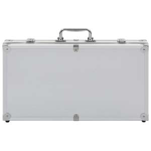 vidaXL ezüstszínű alumínium és ABS fegyvertáska 109283330 - Fegyverkoffer