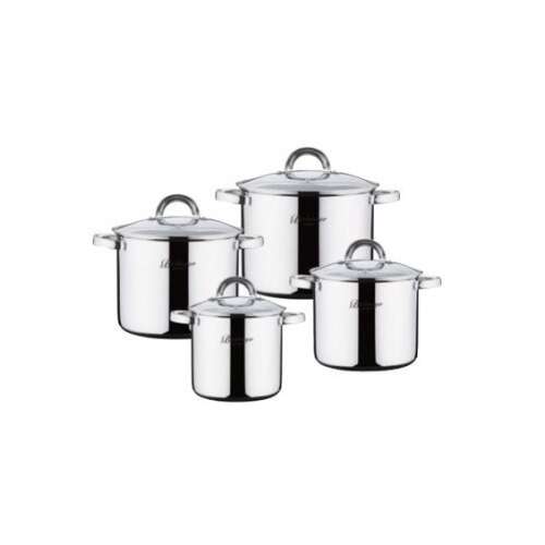 Bachmayer 8 részes nemesacél fazék készlet BM-15793