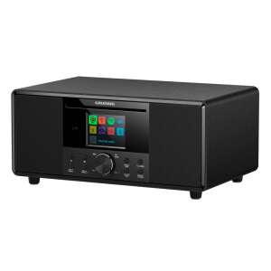 Grundig DTR 7000 BT DAB WEB CD lejátszó Hordozható CD lejátszó Fekete