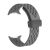 Sötétszürke lyukacsos mágneses szilikon óraszíj 24mm
