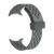Sötétszürke lyukacsos mágneses szilikon óraszíj 24mm