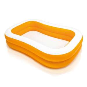 Intex aufblasbarer Familienpool, 229 x 147 x 46 cm, gelb und weiß - Gartenpools