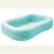 Intex inflatable family pool, 229 x 147 x 46 cm, blue and white