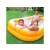 Family enjoying Intex inflatable pool, 229 x 147 x 46 cm, yellow and white