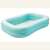 Intex inflatable family pool, 229 x 147 x 46 cm, blue and white