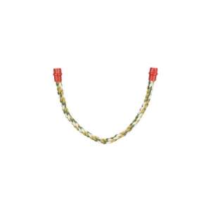 Trixie Rope Perch jucărie pentru păsări, 66 cm lungime, 18 mm diametru, verde, alb și roșu - Ramuri de lemn pentru colivie