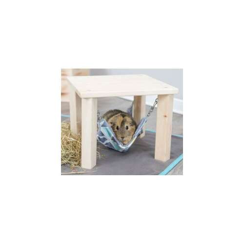 Trixie Sunny menedék/platform függőágygal tengerimalacok és nyulak számára, levehető függőágygal és két különböző magasságban állítható felfüggesztési lehetőséggel