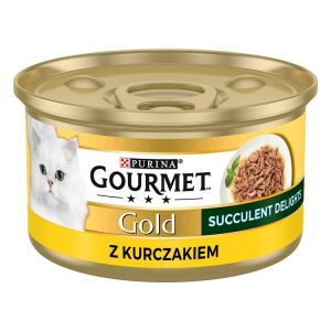 Purina Gourmet Gold Kurczak Mokra Karma dla Kota 85g Puszka - Karma dla kotów