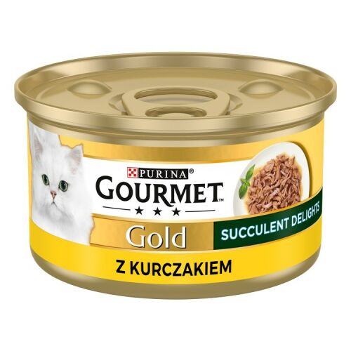 Purina Gourmet Gold Kurczak Mokra Karma dla Kota 85g Puszka