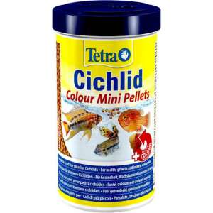 Tetra Cichlid Colour Mini Pellets hal táplálék kisebb cichlidek számára - Tetra
