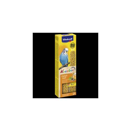 Vitakraft Kracker mézes és szezámos papagáj rágóka, 2 db-os csomag, 60g