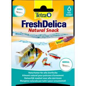 Tetra Fresh Delica Krill Gustare Naturală pentru Pești de Acvariu, 48g, Hrană Gel - Tetra