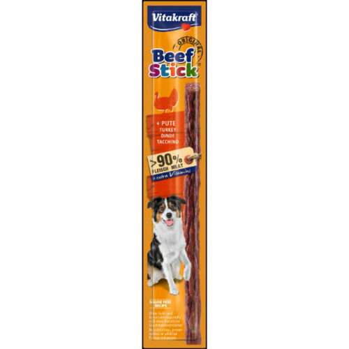 Vitakraft Beef Stick Original Gustare pentru Câini cu Curcan, 12g