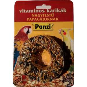 Panzi vitaminos karika nagytestű papagájoknak, 70g - Madártartás