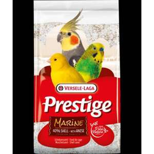 Versele-Laga Prestige Marine Shell Sand madárhomok, 5kg-os csomag, fehér, osztriga- és kagylóhéjjal, ánizsmaggal - Madáreleség
