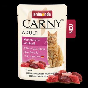 Animonda Carny Adult Multi-Mięso Koktajl Karma dla Kota w Saszetce - Karma dla kotów