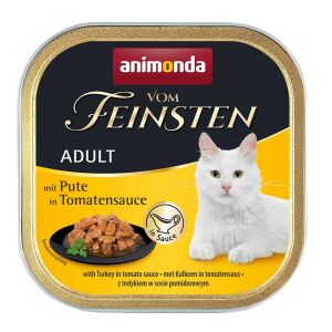 Animonda Vom Feinsten Adult Indyk w Sosie Pomidorowym Karma dla Kota 100g - Karma dla kotów