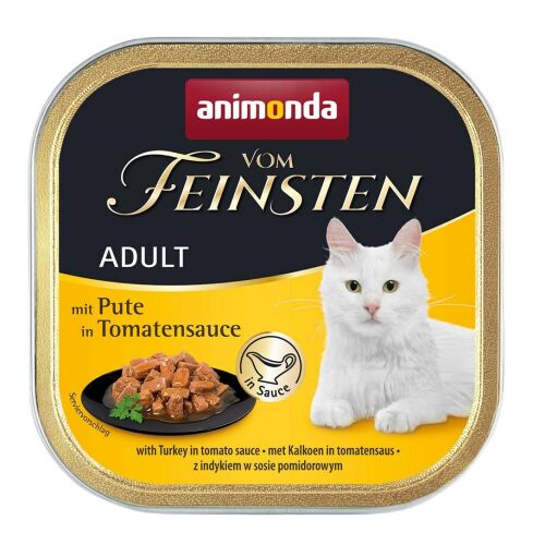 Animonda Vom Feinsten Adult Indyk w Sosie Pomidorowym Karma dla Kota 100g