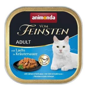 Animonda Vom Feinsten Felnőtt Lazacos Macskaeledel Szószban 100g - Animonda