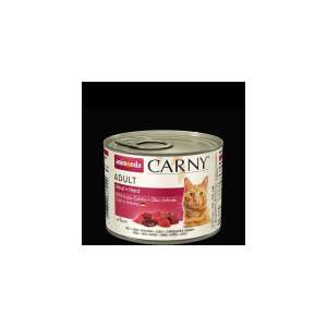 Animonda Carny Adult nedves macskaeledel, marha és szív, 200g-os konzerv - Animonda