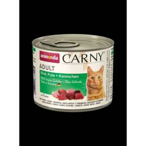 Animonda Carny Adult nedves macskaeledel, marha, pulyka, nyúl, gabona mentes, 200g-os konzerv - Animonda