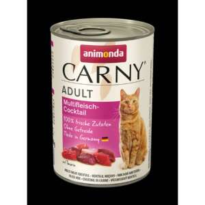 Animonda Carny Adult nedves macskaeledel, multihús-koktél, 400g-os konzerv, gabonamentes, német gyártmány - Animonda