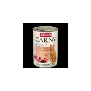 Animonda Carny Adult nedves macskaeledel, csirke, pulyka, kacsa szív, 400g-os konzerv - Animonda