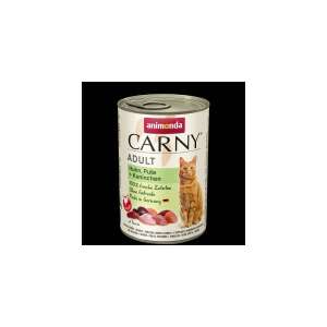 Animonda Carny Adult nedves macskaeledel, csirke, pulyka, nyúl, 400g-os konzerv - Animonda