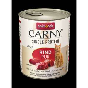 Animonda Carny Single Protein Felnőtt Marha Konzerv Macskaeledel, 800g - Animonda