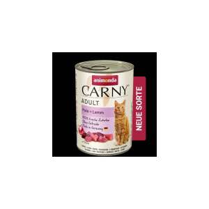 Animonda Carny Adult mokra karma dla kotów, smak indyk i jagnięcina, puszka 400g - Karma dla kotów