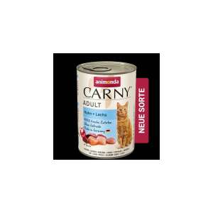 Animonda Carny Adult nedves macskaeledel, csirke és lazac ízű, 400g-os konzerv - Animonda