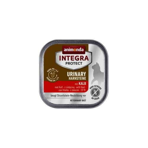 Animonda Integra Protect Urinary mokra karma dla kotów z problemami dróg moczowych, smak cielęcy, 100g