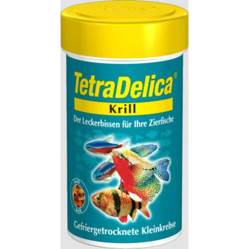 TetraDelica Krill fagyasztva szárított halétel díszhalaknak, 100 ml