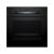 Front view of Bosch Serie 4 HBA534EB3 Black Built-in Oven