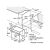 Dimensiunile cuptorului incorporabil Bosch Serie 4 HBA534EB3
