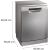 Bosch Serie 4, Freestanding dishwasher, 60 cm, Fingerprint-free, brushed, SMS4ECI26E 109335220