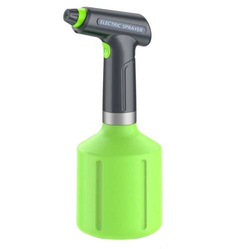 Electric sprayer, rechargeable, 900ml, green, garden watering, plant care