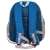 Hátulnézet a Daemi kék óvodai hátizsákról elefánt mintával, 31x24x9 cm