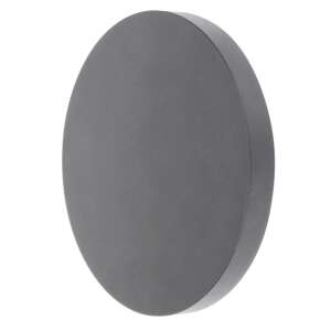 Lampă de perete LED rotundă Fi150, 12W 6400K, lumină rece, protecție IP65, negru, rotund, design modern - Aplice perete