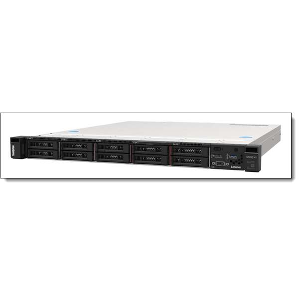 Lenovo rack szerver - sr250 v3 (2.5"), 6c e-2436 2.9ghz, 1x3...