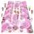 LOL Surprise Party Tableware Set for 10 Kids, 128 pcs, including flags, tablecloth, straws, hats, napkins, cups, plates, spoons, forks, knives + balloons, Pink 109337408