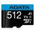 Близък план на карта памет ADATA 512GB microSDXC