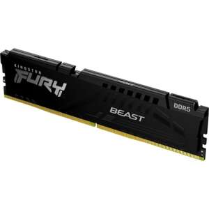 Kingston FURY Beast DDR5 8GB RAM, fekete, ferde nézet - Kingston